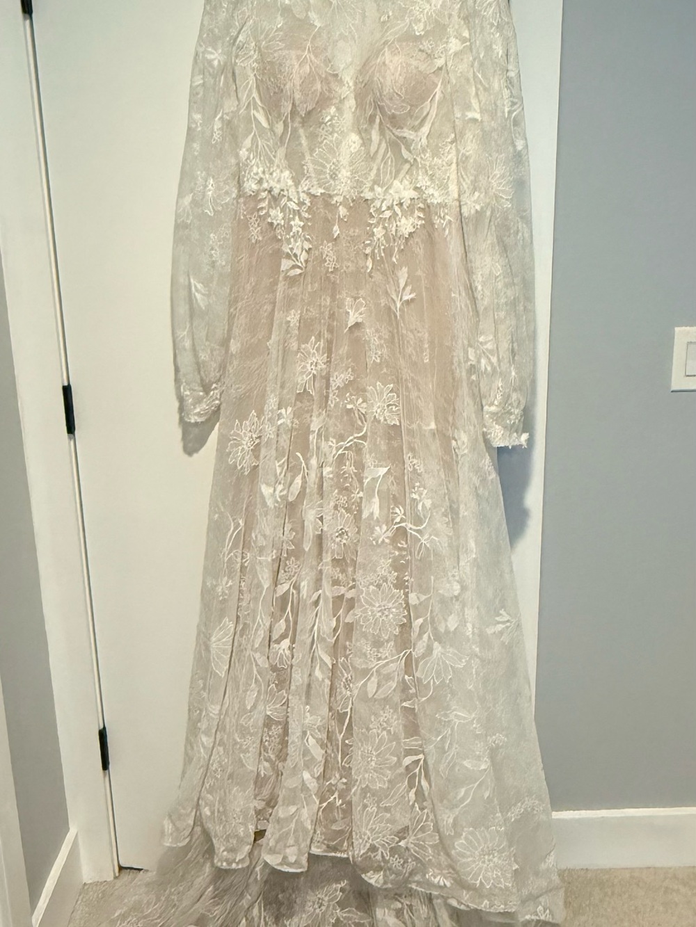 Long-Sleeve Lace Wedding Dress size 12 | all who wander